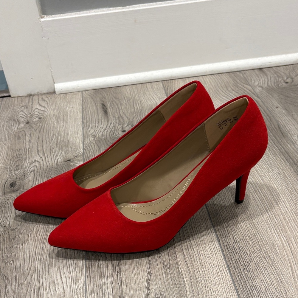 Dream Pairs Red Women's Heels